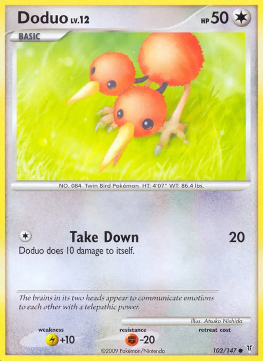 Doduo (102/147) [Platinum: Supreme Victors] - Pokemon Single