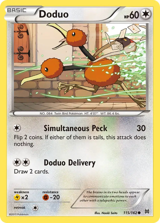 Doduo (115/162) [XY: BREAKthrough] - Pokemon Single