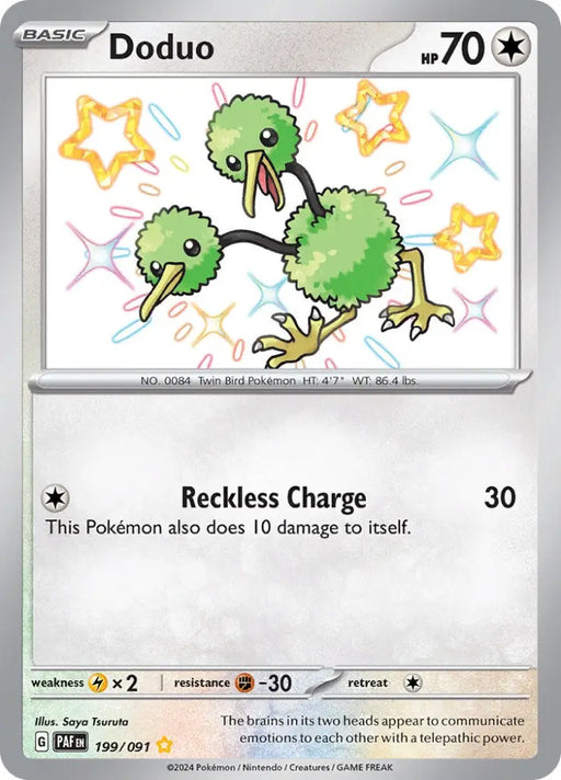 Doduo (199/091) [Scarlet & Violet: Paldean Fates] - Pokemon Single