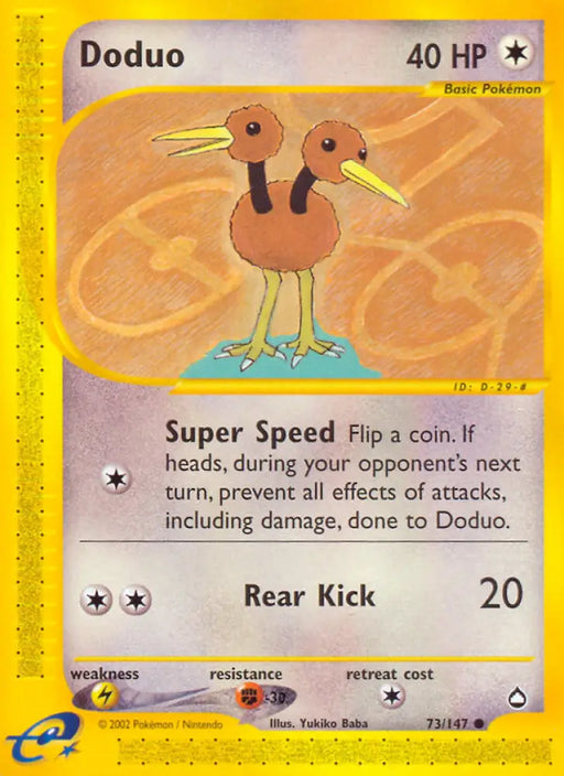 Doduo (73/147) [Aquapolis] - Pokemon Single
