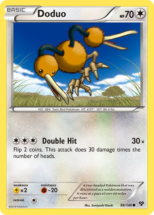 Doduo (98/146) [XY: Base Set] - Pokemon Single