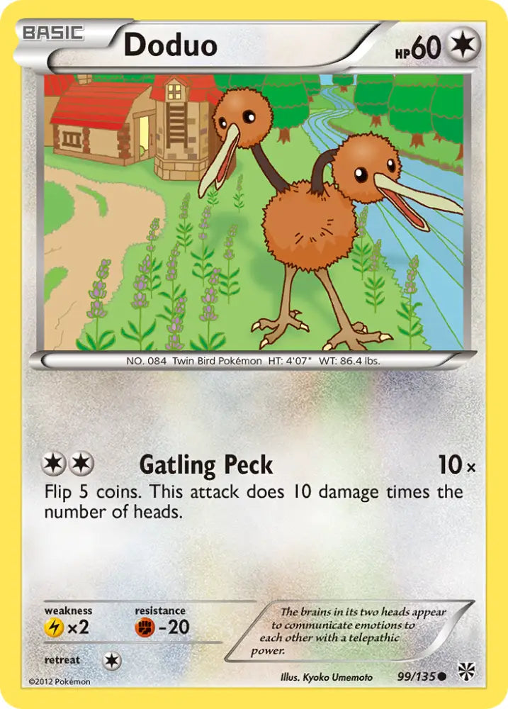 Doduo (99/135) [Black & White: Plasma Storm] - Pokemon Single