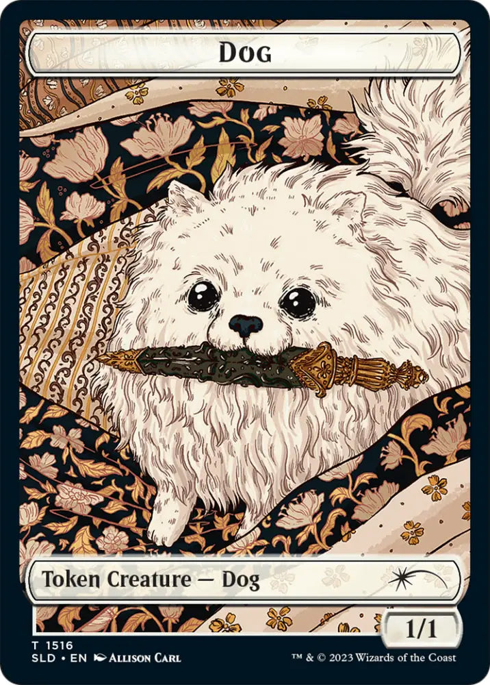 Dog // Cat Double-Sided Token [Secret Lair Commander Deck: Raining Cats and Dogs Tokens] - MTG Single