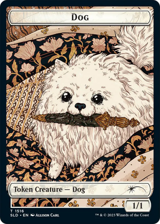 Dog // Cat Double-Sided Token [Secret Lair Commander Deck: Raining Cats and Dogs Tokens] - MTG Single