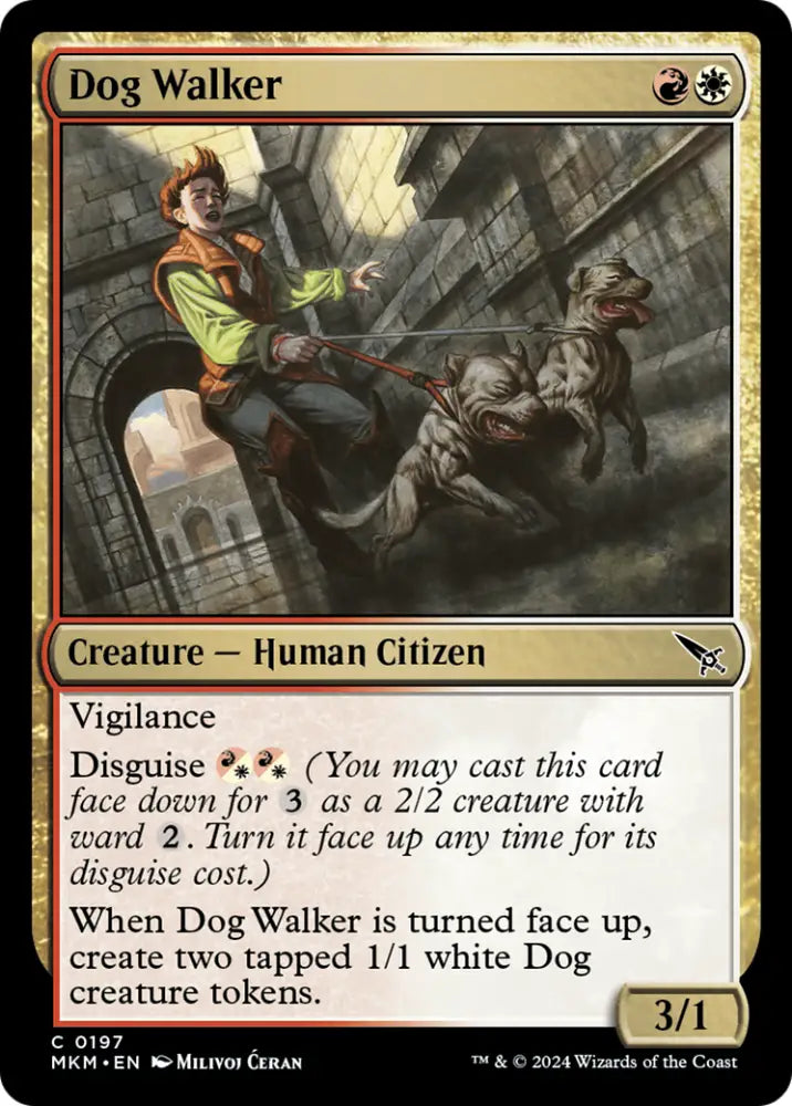 Dog Walker [Murders at Karlov Manor] - MTG Single