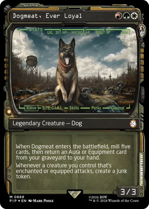Dogmeat Ever Loyal (Showcase) (Surge Foil) [Fallout] - MTG Single