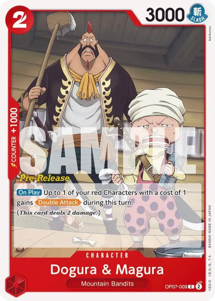 Dogura & Magura (OP07-009) [500 Years in the Future Pre-Release Cards]
