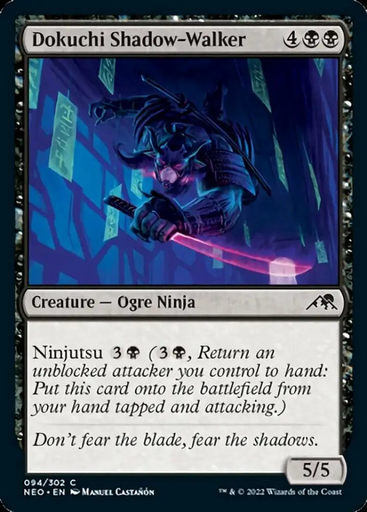 Dokuchi Shadow-Walker [Kamigawa: Neon Dynasty] - MTG Single