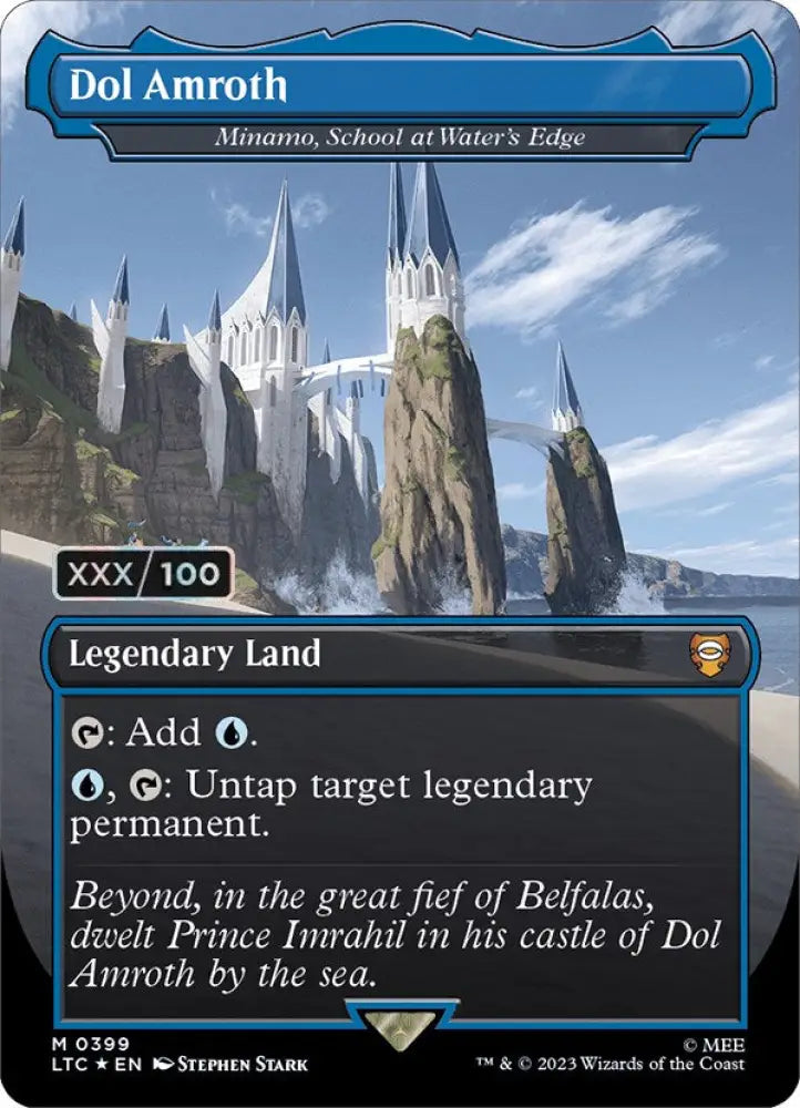 Dol Amroth - Minamo School at Water’s Edge (Serialized) [The Lord of the Rings: Tales of Middle-Earth Commander] - MTG