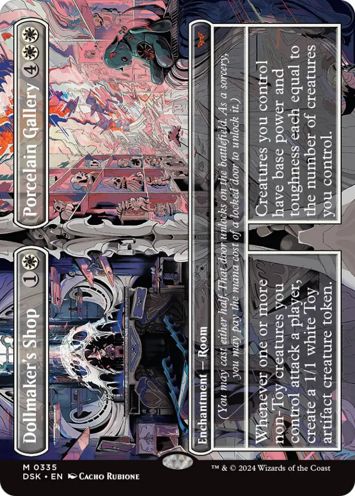Dollmaker’s Shop // Porcelain Gallery (Borderless) [Duskmourn: House of Horror] - MTG Single