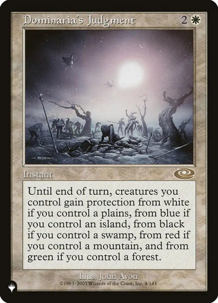 Dominaria’s Judgment [The List] - MTG Single