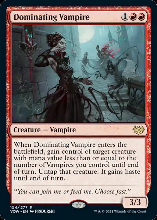 Dominating Vampire [Innistrad: Crimson Vow] - MTG Single