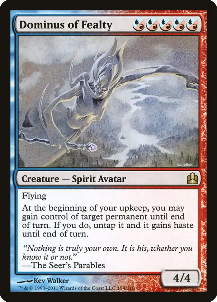 Dominus of Fealty [Commander 2011] - MTG Single