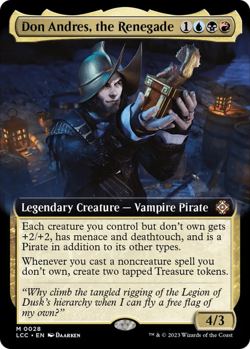 Don Andres the Renegade (Extended Art) [The Lost Caverns of Ixalan Commander] - MTG Single