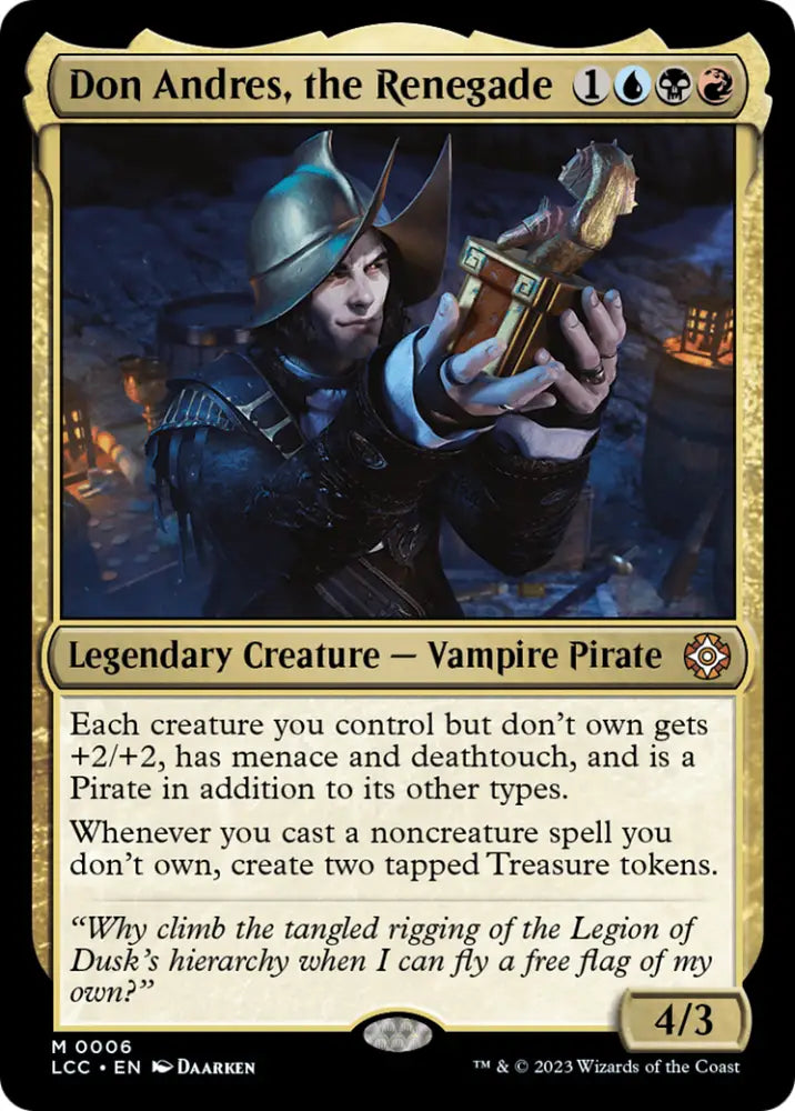 Don Andres the Renegade [The Lost Caverns of Ixalan Commander] - MTG Single