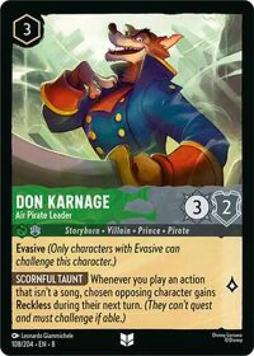 Don Karnage - Air Pirate Leader [Reign of Jafar]