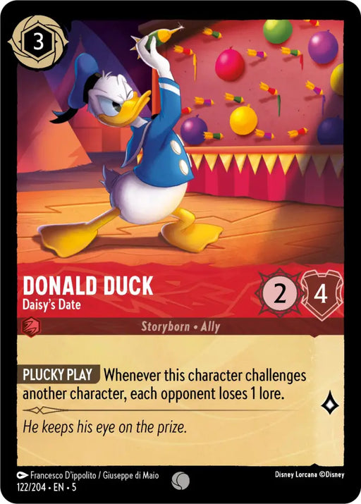 Donald Duck - Daisy’s Date (122/204) [Shimmering Skies] - Lorcana Single