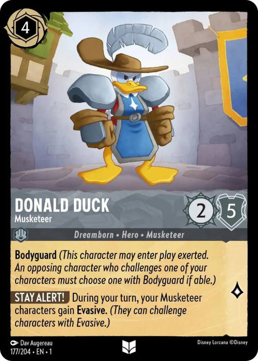 Donald Duck - Musketeer (177/204) [The First Chapter] - Lorcana Single