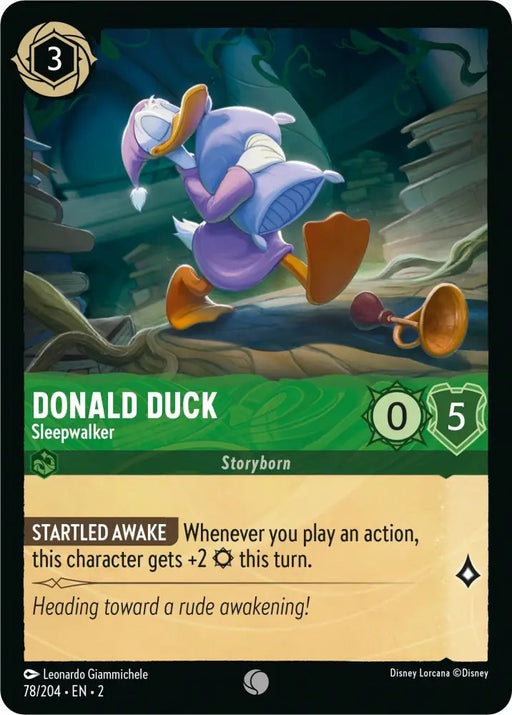 Donald Duck - Sleepwalker (78/204) [Rise of the Floodborn] - Lorcana Single
