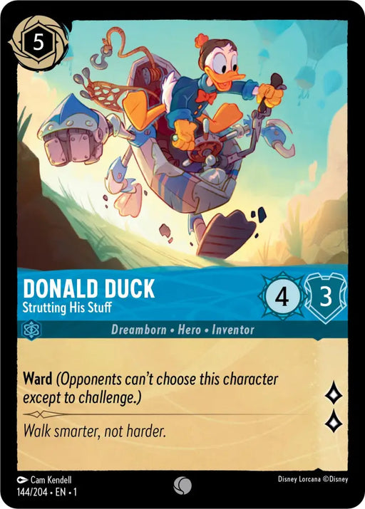 Donald Duck - Strutting His Stuff (144/204) [The First Chapter] - Lorcana Single