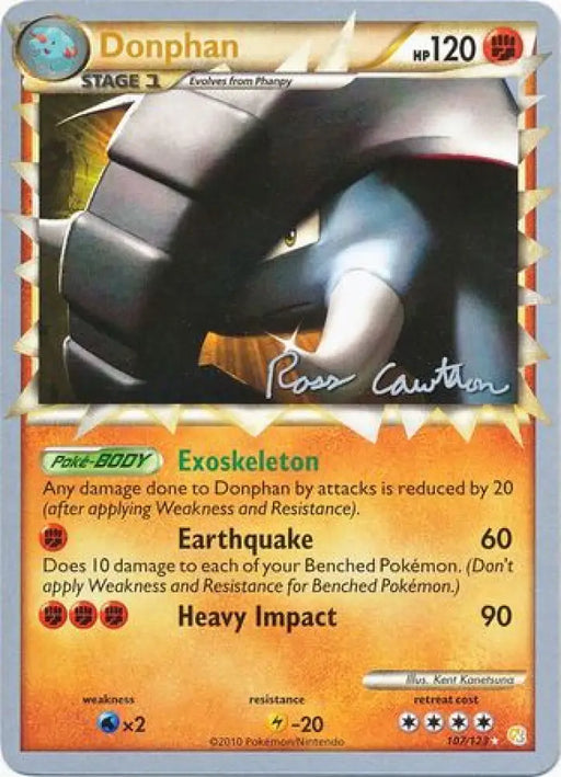 Donphan (107/123) (The Truth - Ross Cawthon) [World Championships 2011] - Pokemon Single