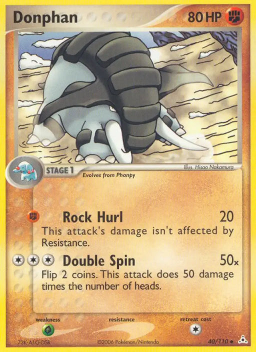 Donphan (40/110) [EX: Holon Phantoms] - Pokemon Single