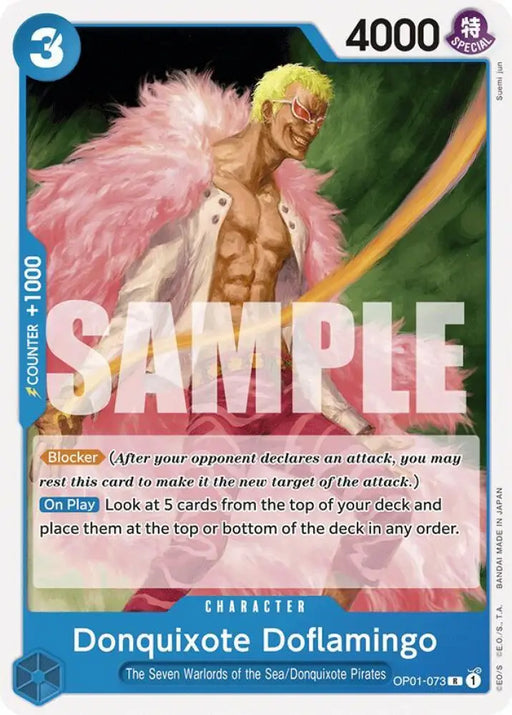 Donquixote Doflamingo (OP01-073) [Starter Deck 17: BLUE Donquixote Doflamingo]