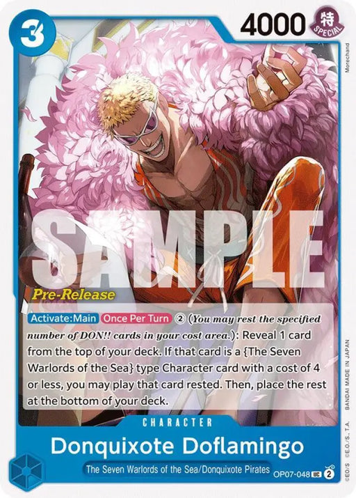 Donquixote Doflamingo (OP07-048) [500 Years in the Future Pre-Release Cards]