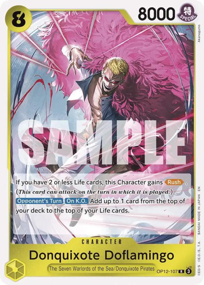 Donquixote Doflamingo (OP12-107) [Legacy of the Master]