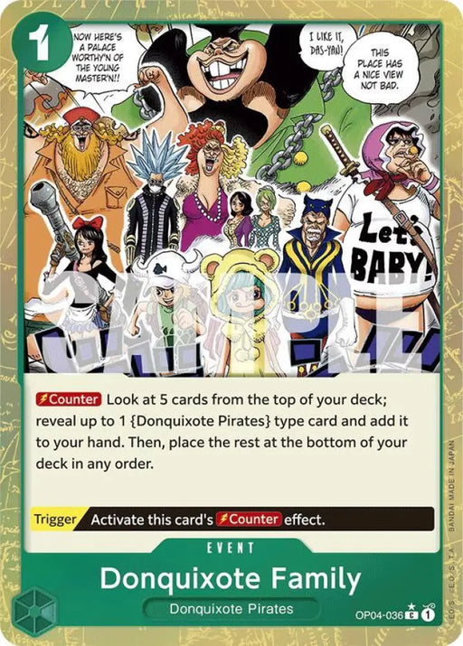 Donquixote Family (Textured Foil) (OP04-036) [Premium Booster -The Best-]