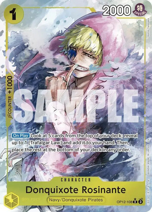 Donquixote Rosinante (108) (Alternate Art) (OP12-108) [Legacy of the Master]