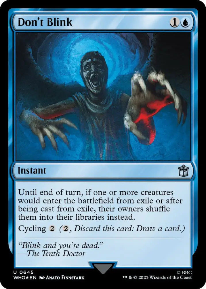 Don’t Blink (Surge Foil) [Doctor Who] - MTG Single