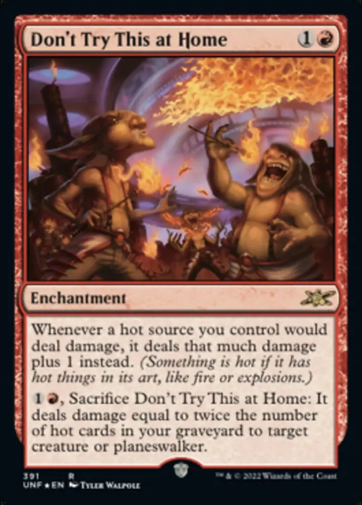 Don’t Try This at Home (Galaxy Foil) [Unfinity] - MTG Single
