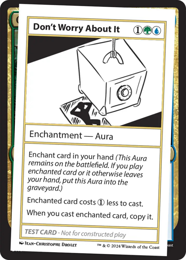 Don’t Worry About It [Mystery Booster 2 Playtest Cards] - MTG Single