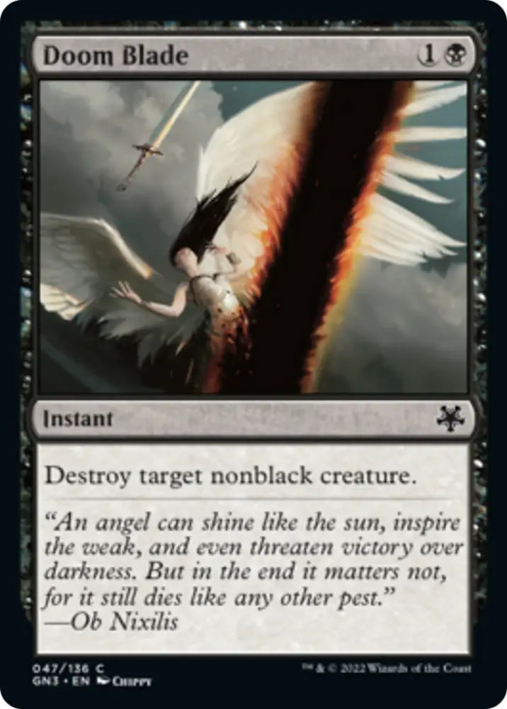 Doom Blade [Game Night: Free-for-All] - MTG Single