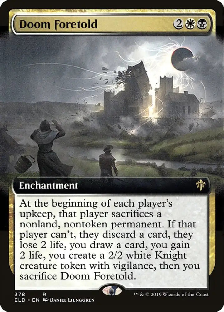 Doom Foretold (Extended Art) [Throne of Eldraine] - MTG Single