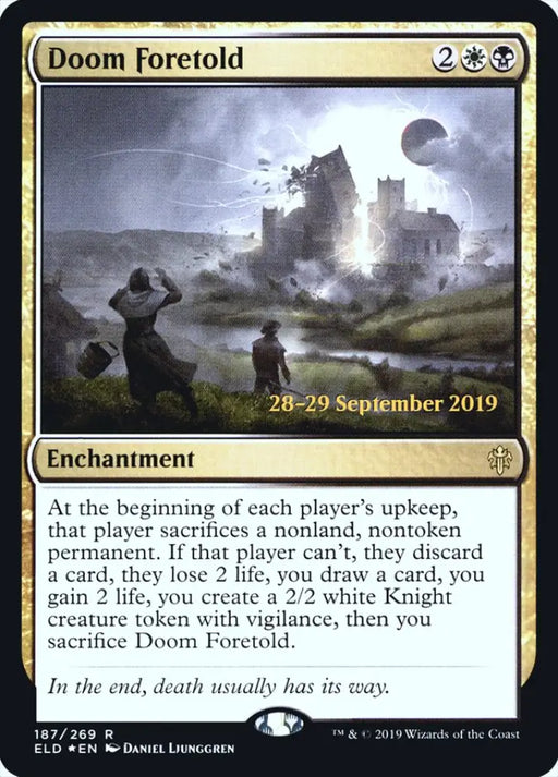 Doom Foretold [Throne of Eldraine Prerelease Promos] - MTG Single