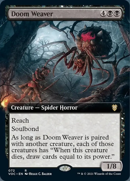Doom Weaver (Extended Art) [Innistrad: Crimson Vow Commander] - MTG Single