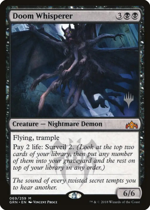 Doom Whisperer (Promo Pack) [Guilds of Ravnica Promos] - MTG Single