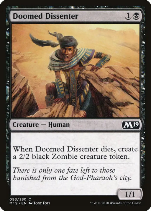 Doomed Dissenter [Core Set 2019] - MTG Single