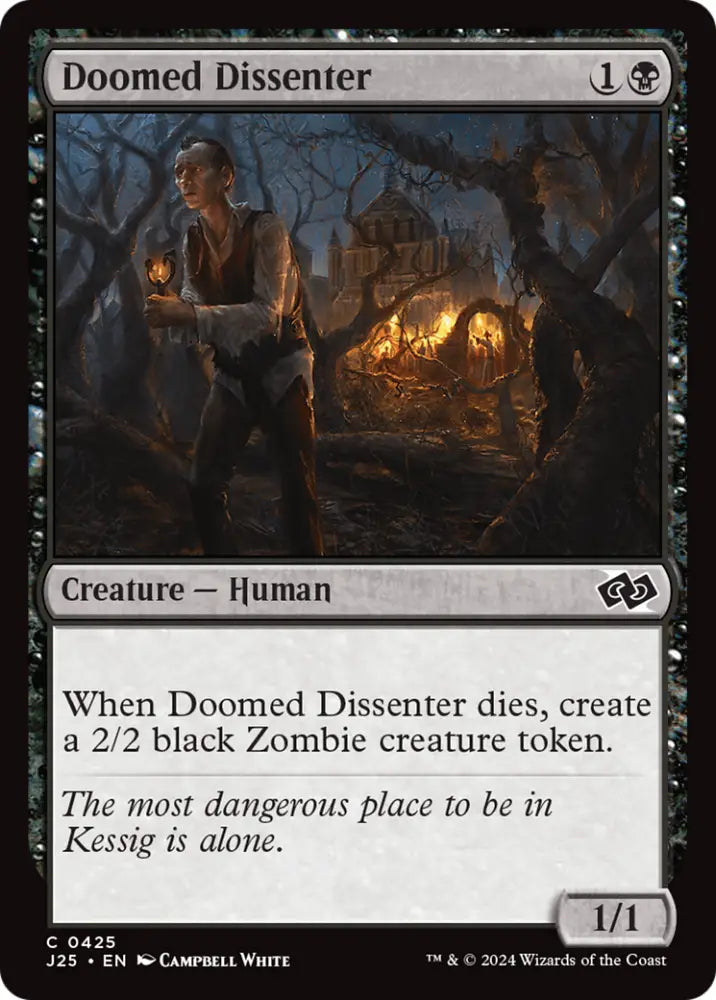 Doomed Dissenter [Foundations Jumpstart] - MTG Single
