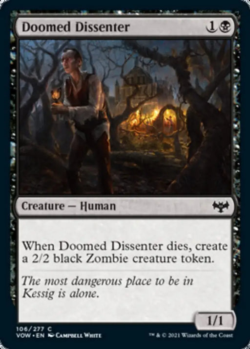 Doomed Dissenter [Innistrad: Crimson Vow] - MTG Single