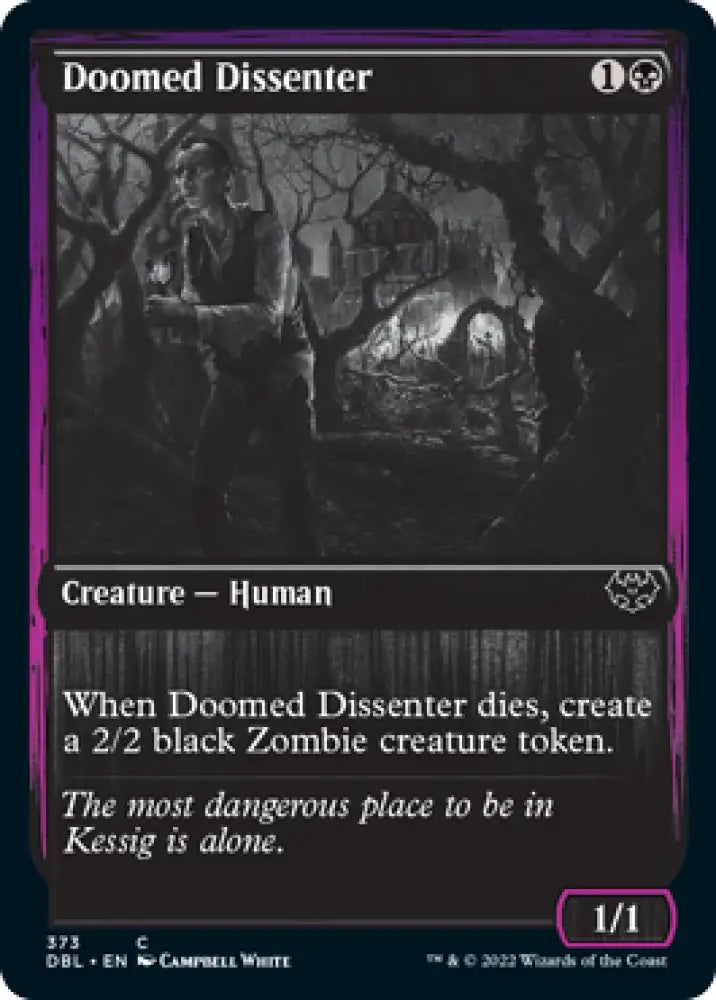 Doomed Dissenter [Innistrad: Double Feature] - MTG Single