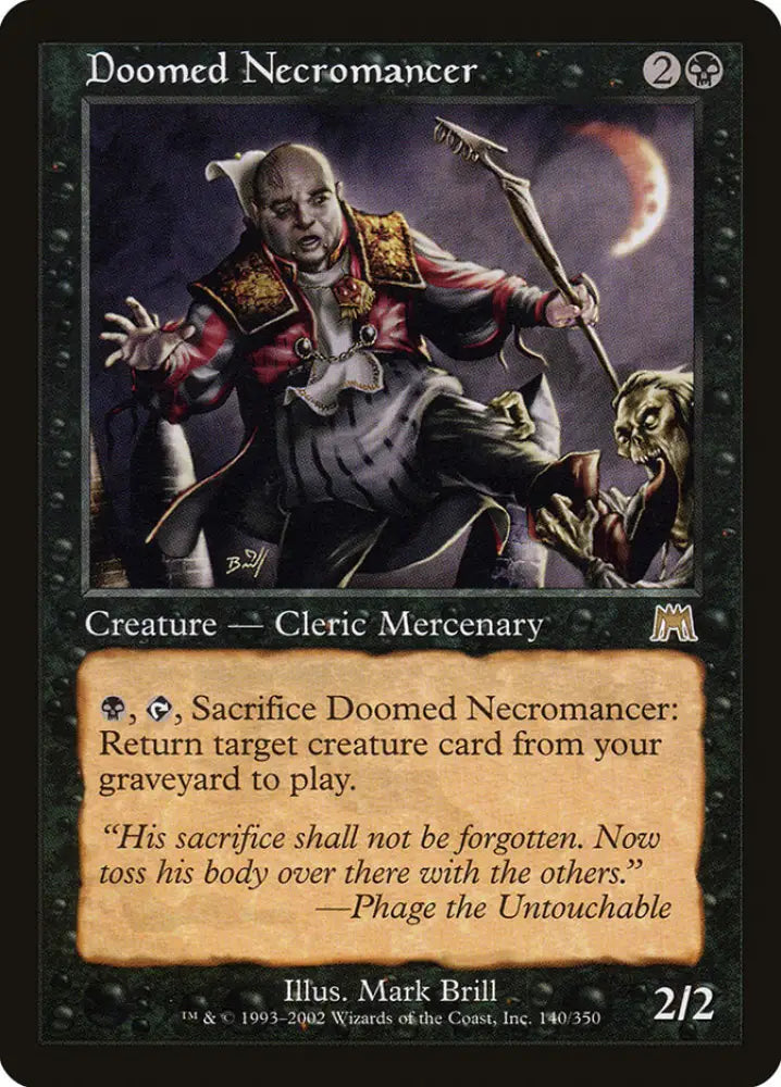 Doomed Necromancer [Onslaught] - MTG Single