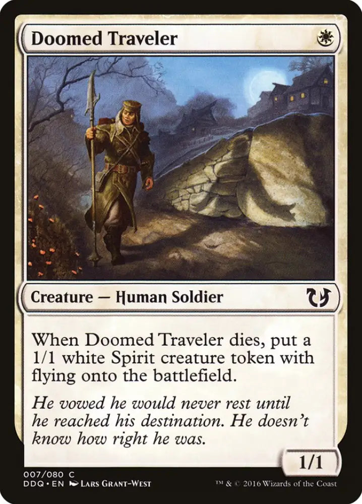 Doomed Traveler [Duel Decks: Blessed vs. Cursed] - MTG Single