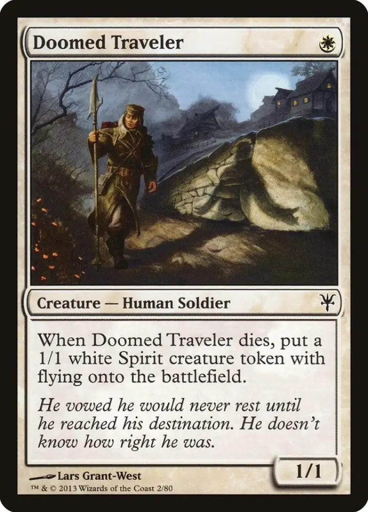 Doomed Traveler [Duel Decks: Sorin vs. Tibalt] - MTG Single