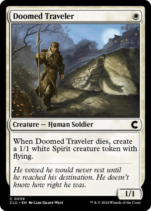 Doomed Traveler [Ravnica: Clue Edition] - MTG Single