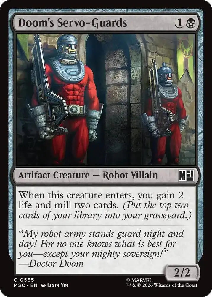 Doom's Servo-Guards (535) [Marvel Super Heroes Commander]