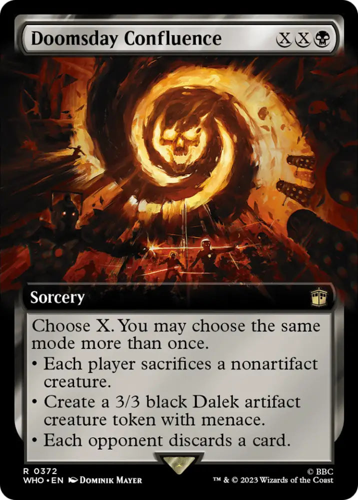 Doomsday Confluence (Extended Art) [Doctor Who] - MTG Single