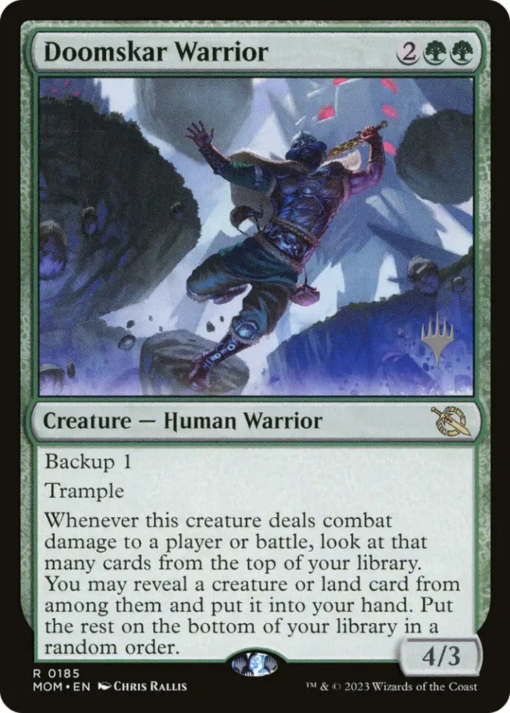 Doomskar Warrior (Promo Pack) [March of the Machine Promos] - MTG Single